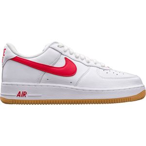 Nike Air Force 1 Low Retro Wit / Rood - Heren Sneaker - DJ3911-102 - Maat 46