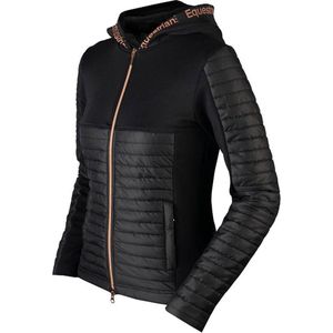 Horka Puffer Vest Magnificent Zwart/Rosegoud - S