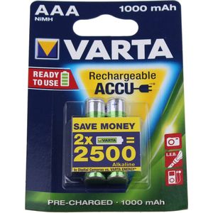 Varta AAA Oplaadbare Batterijen