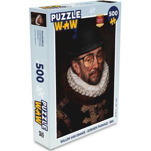 Puzzel Willem van Oranje - Adriaen Thomasz - Bril - Legpuzzel - Puzzel 500 stukjes