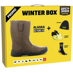 SAFETY JOGGER Veiligheidslaars Alaska S3 bruin PROMOBOX - Maat 44