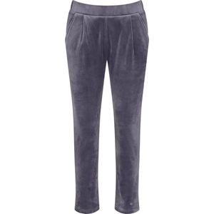 Triumph Cozy Comfort Velour Trousers Dames Loungewearbroek - Paars - Maat 46