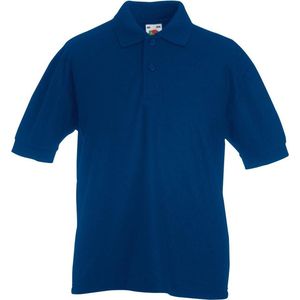 Fruit of the Loom Kinderen/Kinderen Unisex 65/35 Pique Polo Shirt (Marine)