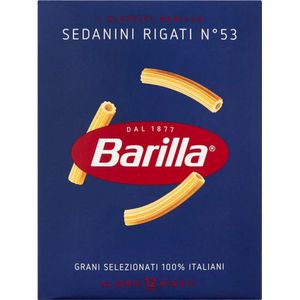 BARILLA Sedani Rigati - Tubes Italiaanse pasta 500g