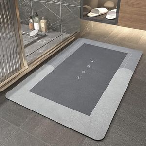 Super absorberende vloermat, vuilafstotend, voor badkamer, traagschuim badmatset, microvezel badmat, douchemat, antislip, microvezel badmatten