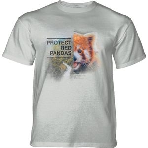 T-shirt Protect Red Panda Grey 5XL