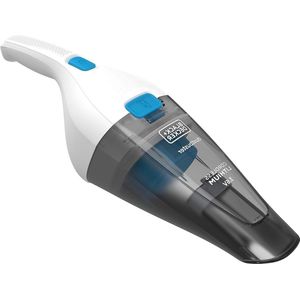 Handstofzuiger 36 V Lithium Zonder Stofzak Draadloos - Oplaadkabel Inclusief - NVC115JL-QW Wit-Blauw 325 ml handstofzuiger