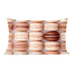 Sierkussens - Kussentjes Woonkamer - 50x30 cm - Macarons - Beige - Bruin