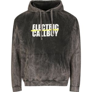 Electric Callboy Spray Smile Trui met capuchon grijs XXL Katoen Heren - Band merch, Bands