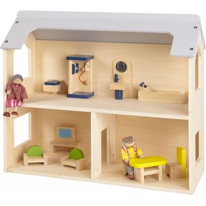 Zoem - Houten Poppenhuis - Speelgoed - Poppenhuis - Poppen - Meisjes - Jongens