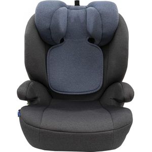 Kinderstoel Auto - Autostoel - Kinderzitje - Zitverhoger - Autozitje - Zwart met Blauw