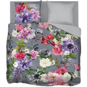 Snoozing Bloom - Dekbedovertrek - Lits-jumeaux - 240x200/220 cm + 2 kussenslopen 60x70 cm - Multi kleur