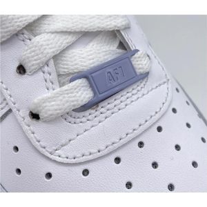 Sneaker Tags Blauw Grijs Geschikt Voor AF1 | Metaal | Schoenaccessoires - Schoenveters - Lace Locks