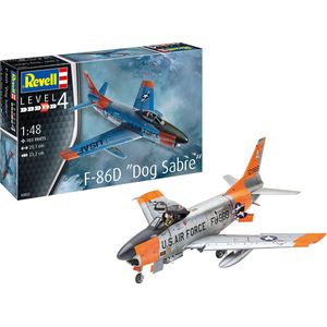 1:48 Revell 03832 F-86D Dog Sabre Plane Plastic Modelbouwpakket