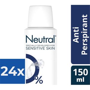 Neutral Deospray - Anti-Perspirant 150 ml - Voordeelverpakking 24 stuks