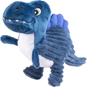 Duvoplus - Speelgoed Voor Dieren - Hond - Pluche Dino Ankylosaurus Corduroy 32x8x17cm Blauw - 1st