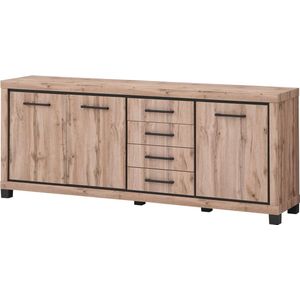 Belfurn - buffet-dressoir 225cm elegant in canada eik decor