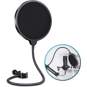 Pop Filter voor studio microfoons - Plopkap popfilter Dubbellaags
