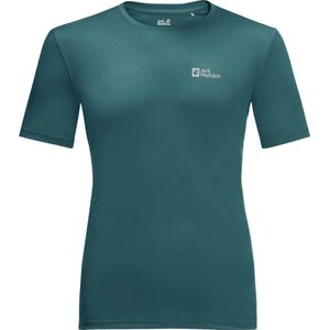 Jack Wolfskin Tech Tee M 1807072-4299, Mannen, Groen, T-shirt, maat: XL