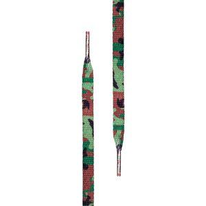 Tubelaces Schnürsenkel Special Flat Green Camouflage-120cm