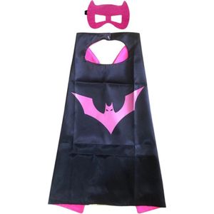 Carnavalskleding meisjes - Cape + Masker - Batman - Batgirl - carnavals kostuum kinderen