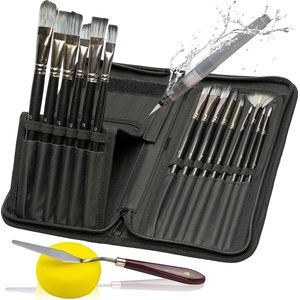 Set van Penselen - Kwasten - Verven – Schilderen - Painting Brush Set - Schilderen verf kwasten