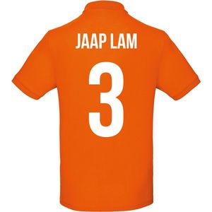 Oranje polo - Jaap Lam - Koningsdag - EK - WK - Voetbal - Sport - Unisex - Maat XXL