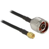 N (m) - SMA (m) kabel - CFD200/RF200 - 50 Ohm / zwart - 2,5 meter