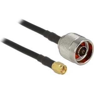 N (m) - SMA (m) kabel - CFD200/RF200 - 50 Ohm / zwart - 2,5 meter