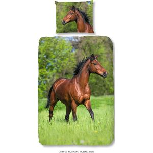 Good Morning Kinderdekbedovertrek ""paard"" - Multi - (140x200/220 cm) - Katoen