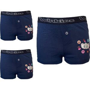 Embrator jongens Boxershorts Loose Fit 3-stuks donkerblauw 116/122