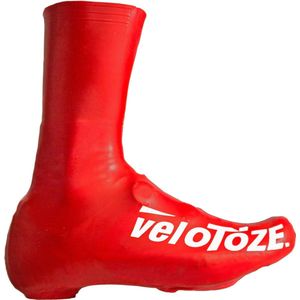 Velotoze Overschoenen Road 2.0 Rubber Rood Maat L