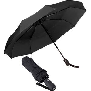 TRVLMORE Stormparaplu Opvouwbaar - Paraplu tot 100km p/u - Ø 105 cm - Zwart