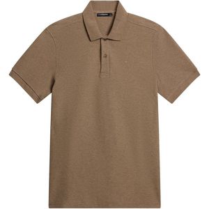 J.lindeberg Men Troy Polo Shirt Batik Khaki Melange
