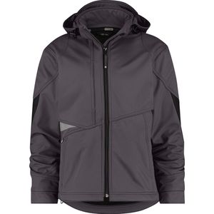 Dassy Gravity Softshell jas 300396 - Antracietgrijs/Zwart - S