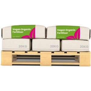 Vegan Plantaardige Mestkorrels  (10x = 200Kg – Voor 2000m2) Universele Organische Meststof - Organifer