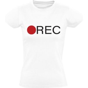 REC Dames T-shirt | film | camera | video | recoording | opnemen | opname | media