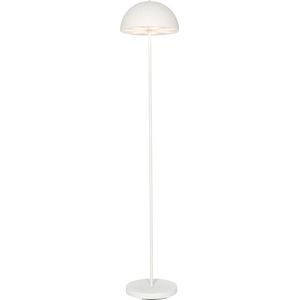 QAZQA keira - Moderne LED Dimbare Vloerlamp | Staande Lamp met Dimmer - 1 lichts - H 161.6 cm - Wit - Buitenverlichting
