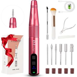 Draadloze 11-in-1 Nagelfrees voor Gelnagels en Acrylnagels - Elektrische Manicure- en Pedicureset voor Thuis en Nagelstudio's