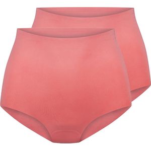 LingaDore - 2-Pack Taille Slip Spiced Coral - maat M - Roze/Oranje