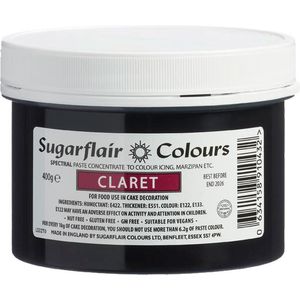 Sugarflair Spectral Concentrated Paste Colours Voedingskleurstof Pasta - Claret - 400g