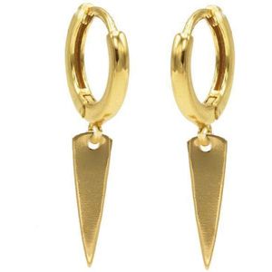 Karma - Hinged Hoops Symbols Cone Gold M1975hin