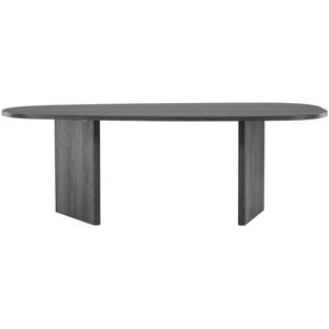 Vincenzo organische eettafel - 100 x 220 cm - zwart