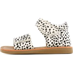 Sandalen | Meisjes | White Black Dots | Leer | Shoesme | Maat 25