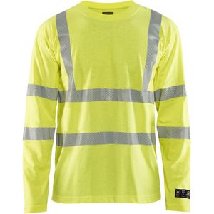 Blaklader Multinorm T-shirt lange mouw 3481-1761 - High Vis Geel - M