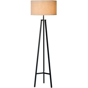 Atmooz - Vloerlamp Toledo - Met kap - E27 - Staande Lamp - Stalamp - Rond - Woonkamer / Slaapmaker - Hoogte 160cm - Metaal