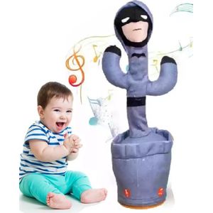 Ødemark® Dansende Cactus - Superheld - Interactieve Pratende Knuffel - Zingende Cactus - TikTok - Dancing - 120 liedjes - Recorder - Baby Speelgoed 6 Maanden - Pluche - Uniek Design - USB Opladen