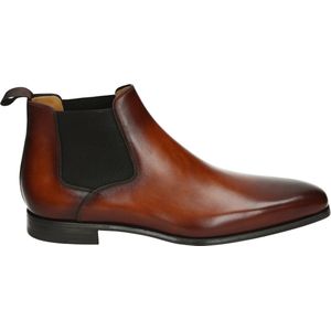 Magnanni 22645 - Business half-hoogNette herenschoenen - Kleur: Cognac - Maat: 44