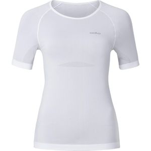 Odlo Evolution X-Light Thermoshirt Dames  Sportshirt - Maat M  - Vrouwen - wit