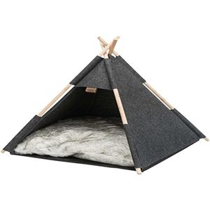 Tipi holte, vilt, 55 × 65 × 55 cm, antraciet